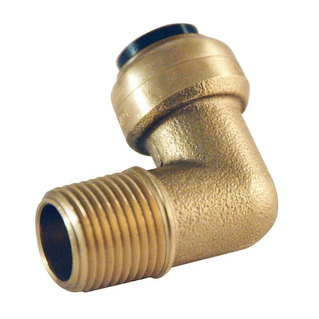 Apollo 1/2 in. Brass Push-to-Connect x 1/2 in. Male Pipe Thread 90-Degree Elbow FSBME12